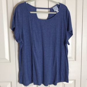 Dress Barn Sunday purple top SZ 2X